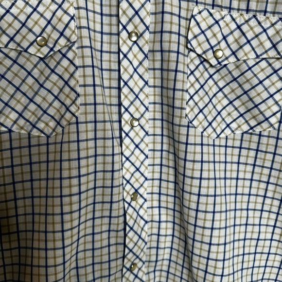 Wrangler Pearl Snap Men's shirt Short Sleeve. - Picture 3 of 6